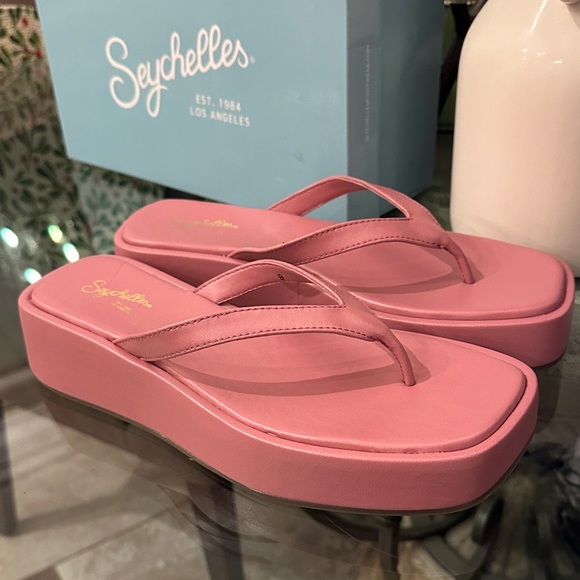 New in Box! $79 Seychelles Blush Pink Women's Sandals sz 9 - Picture 4 of 9